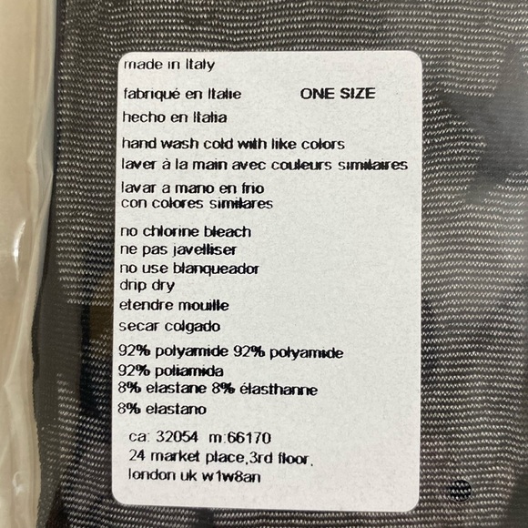 Lot of 3 Pairs--FREE PEOPLE Women’s Black Tights MSRP $114 BLACK Size OS - Picture 5 of 6